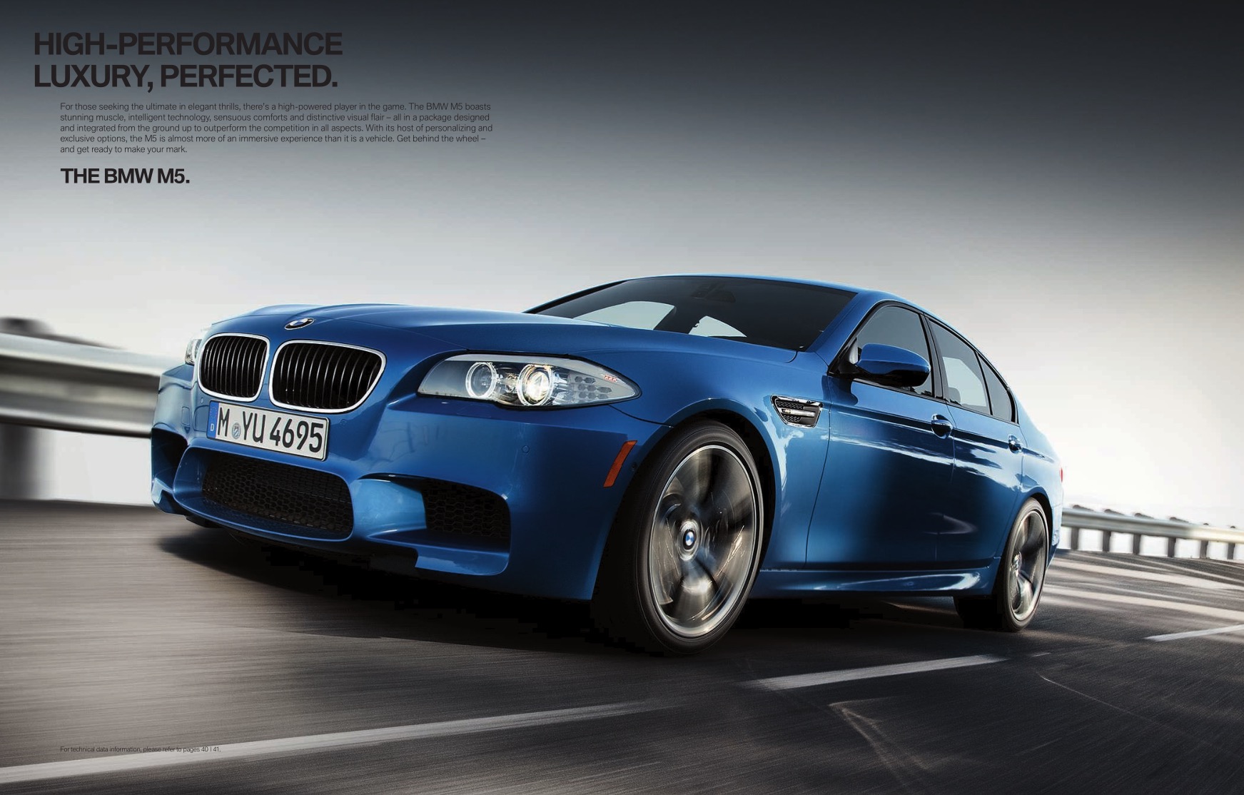 2013 BMW M5 Brochure Page 1